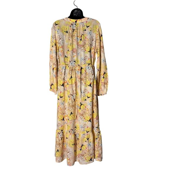 Style & Co. Floral Print Long Sleeve Button-Front Midi Dress Petite Medium - Picture 8 of 15